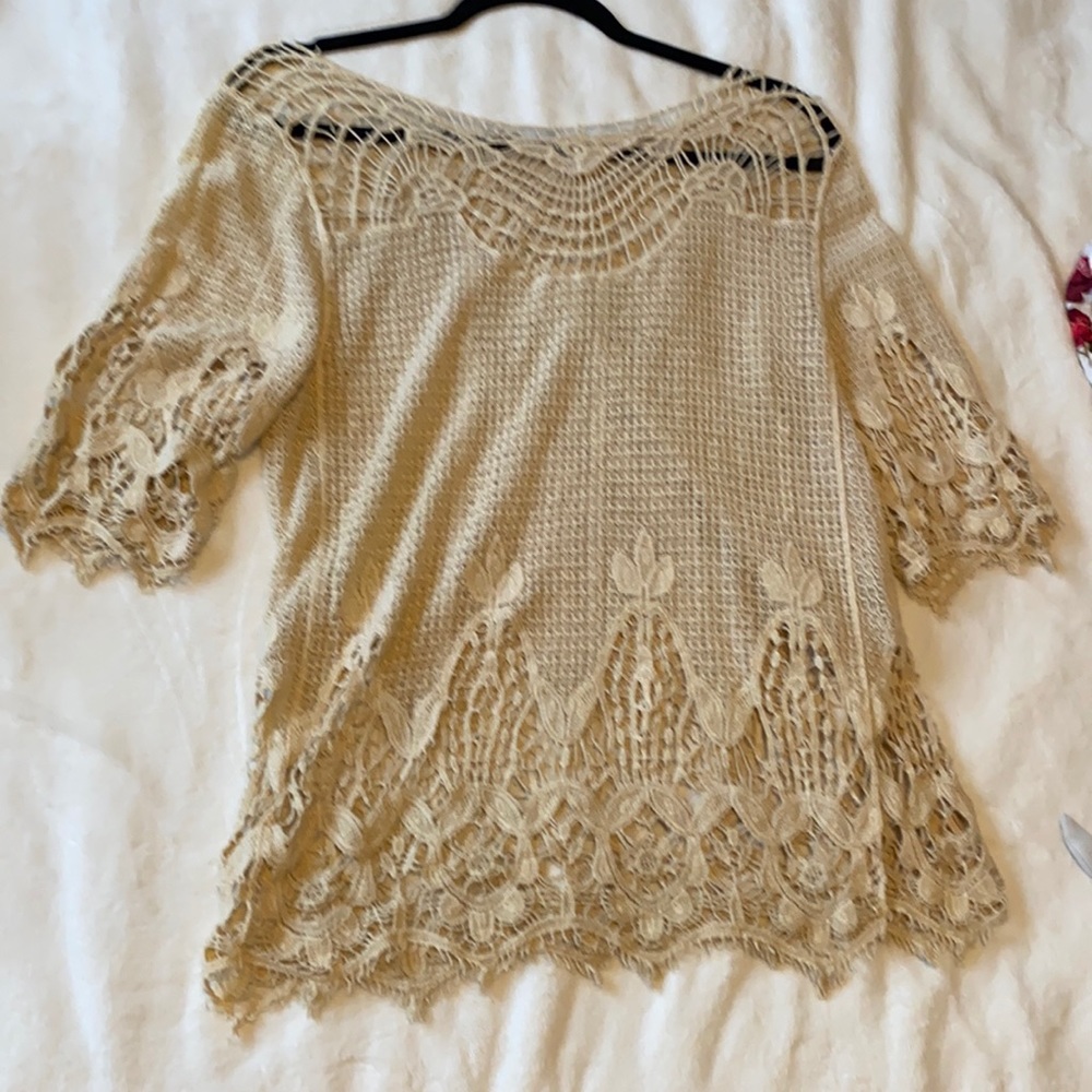 Rustic boho coverup